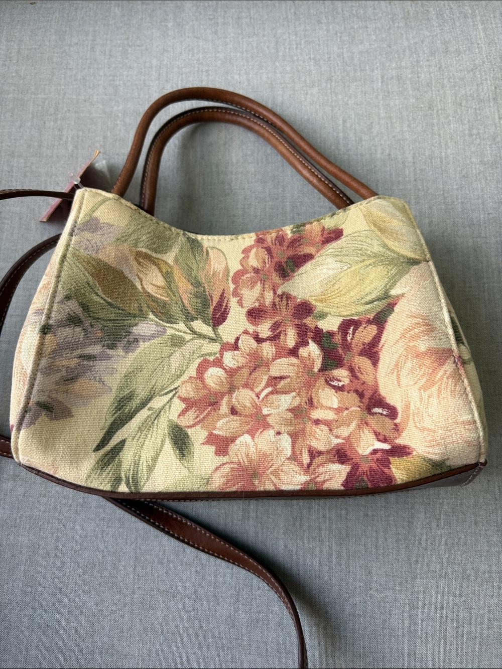 Relic Floral Canvas Shoulder Bag – NWT Vintage Cottagecore Style - Picture 5 of 7